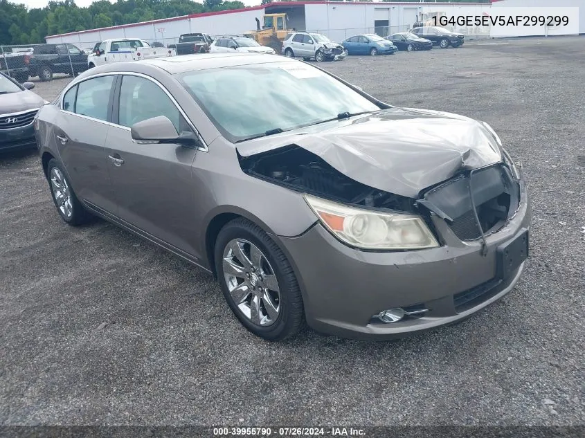 1G4GE5EV5AF299299 2010 Buick Lacrosse Cxs