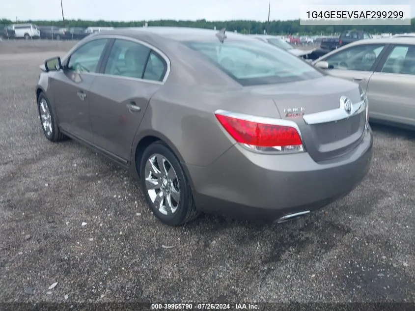 2010 Buick Lacrosse Cxs VIN: 1G4GE5EV5AF299299 Lot: 39955790