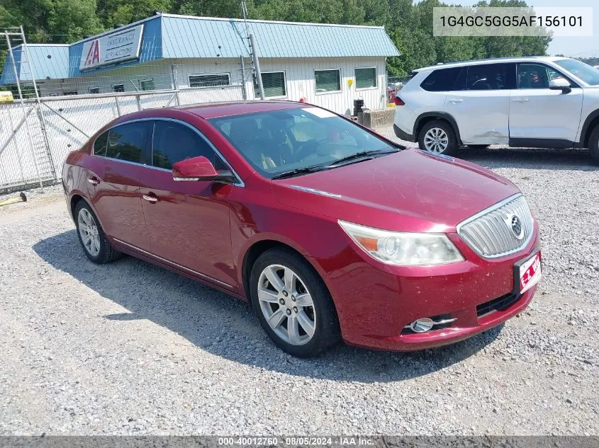 1G4GC5GG5AF156101 2010 Buick Lacrosse Cxl