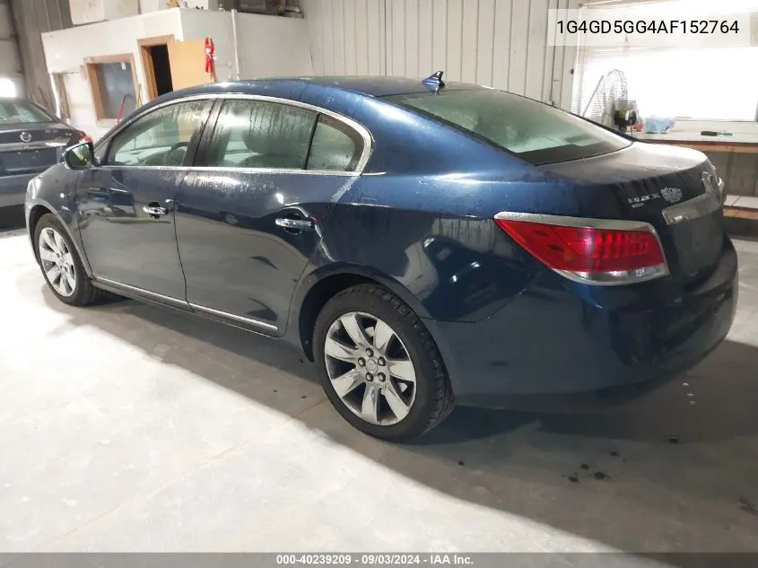 1G4GD5GG4AF152764 2010 Buick Lacrosse Cxl