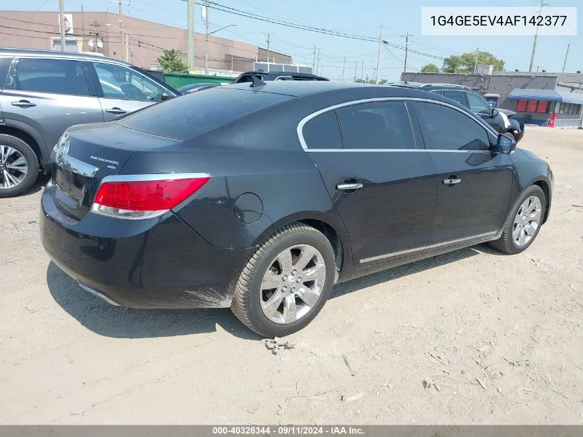 2010 Buick Lacrosse Cxs VIN: 1G4GE5EV4AF142377 Lot: 40328344