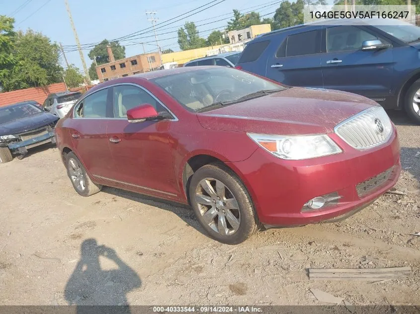 1G4GE5GV5AF166247 2010 Buick Lacrosse Cxs