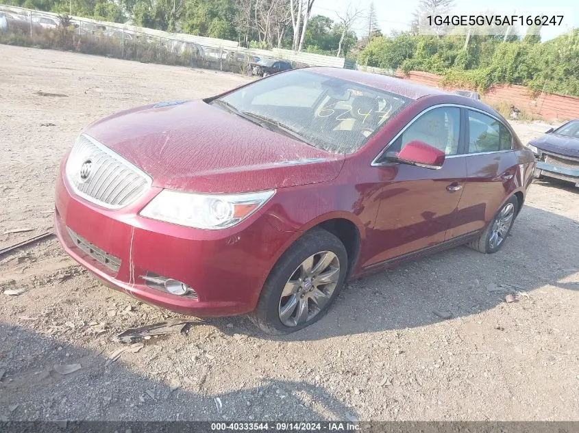 2010 Buick Lacrosse Cxs VIN: 1G4GE5GV5AF166247 Lot: 40333544