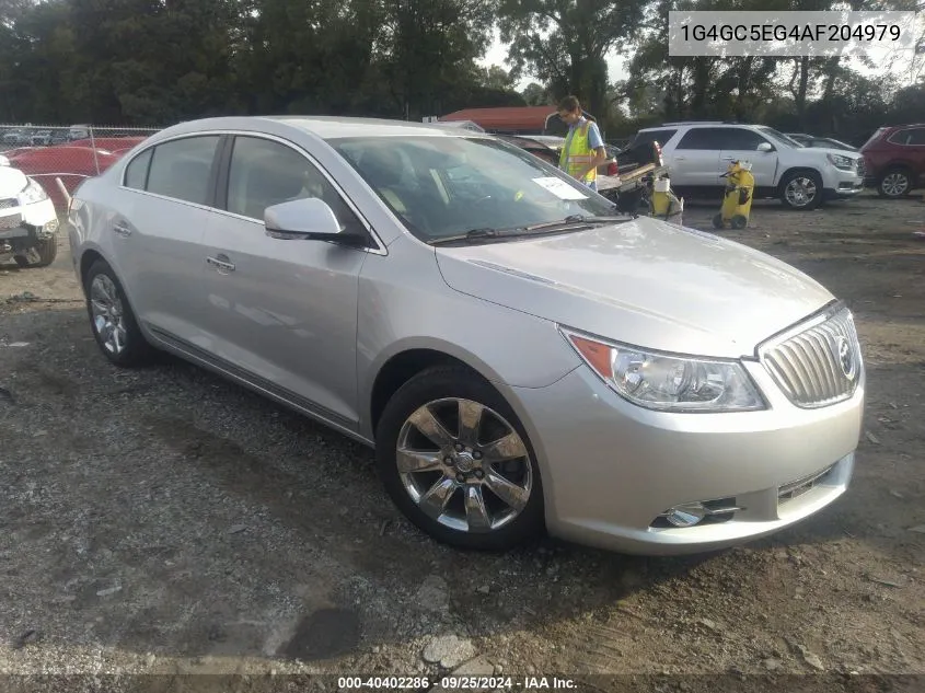 2010 Buick Lacrosse Cxl VIN: 1G4GC5EG4AF204979 Lot: 40402286