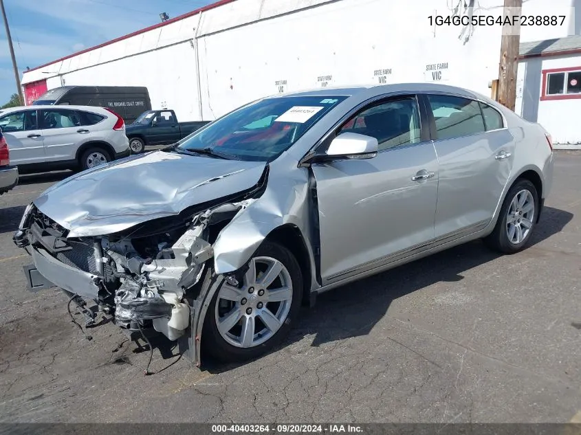 1G4GC5EG4AF238887 2010 Buick Lacrosse Cxl