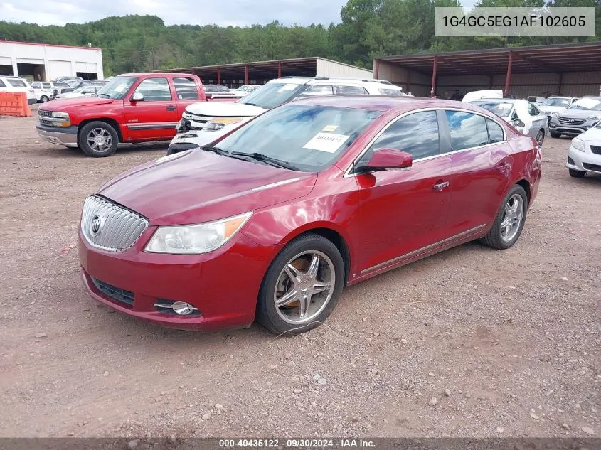 2010 Buick Lacrosse Cxl VIN: 1G4GC5EG1AF102605 Lot: 40435122