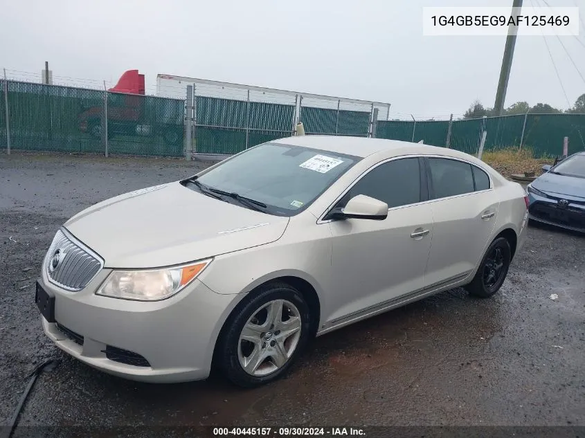 1G4GB5EG9AF125469 2010 Buick Lacrosse Cx