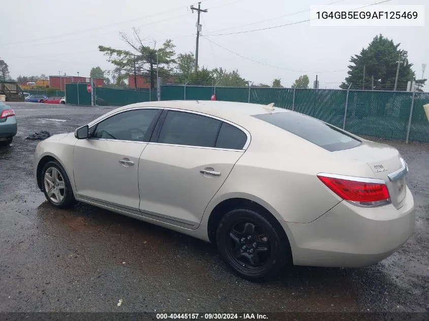 1G4GB5EG9AF125469 2010 Buick Lacrosse Cx