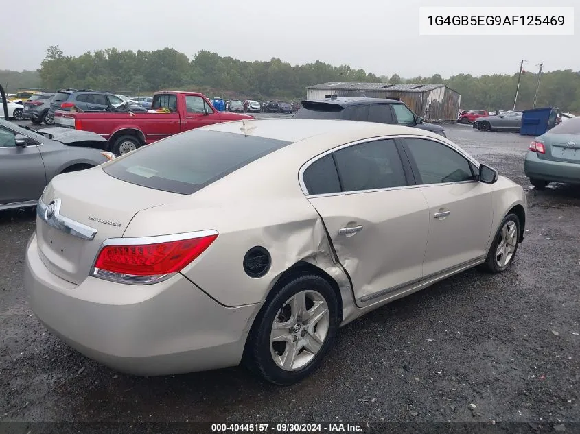 1G4GB5EG9AF125469 2010 Buick Lacrosse Cx