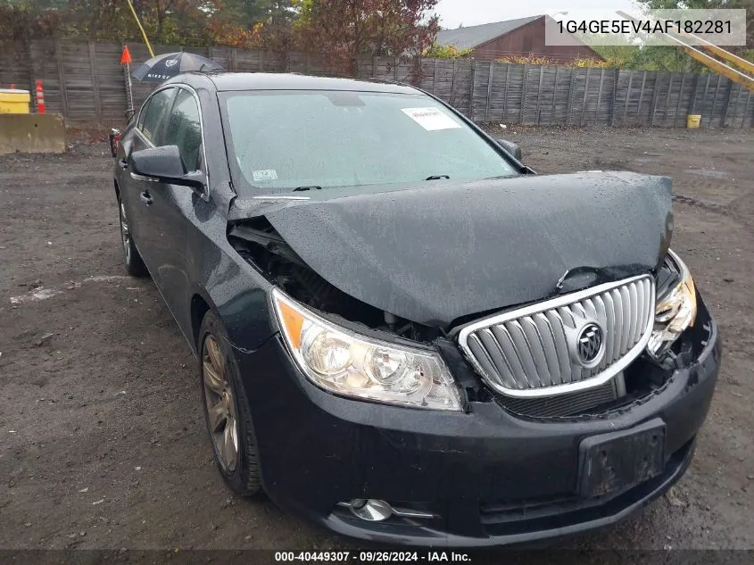 2010 Buick Lacrosse Cxs VIN: 1G4GE5EV4AF182281 Lot: 40449307