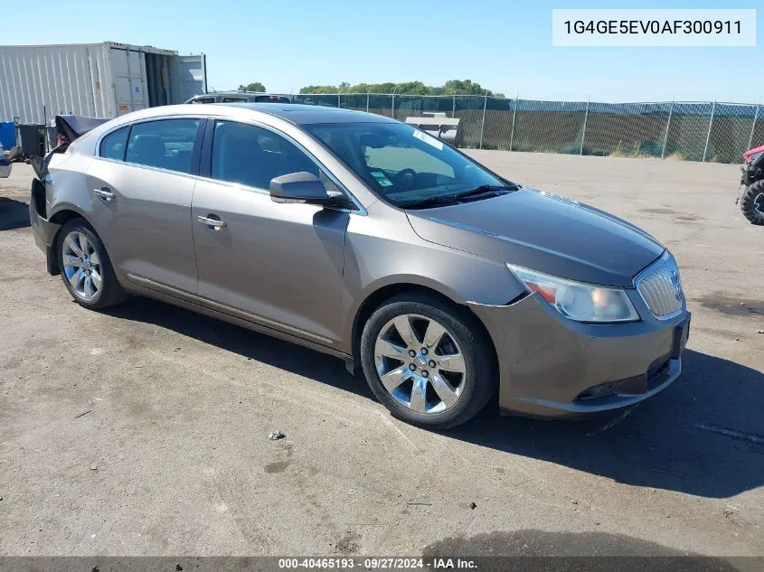 1G4GE5EV0AF300911 2010 Buick Lacrosse Cxs