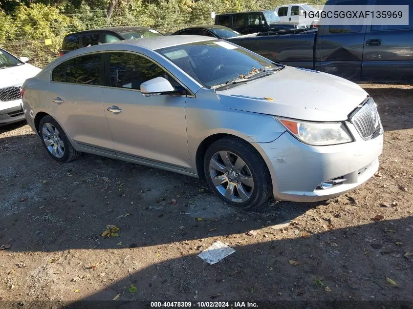 2010 Buick Lacrosse Cxl VIN: 1G4GC5GGXAF135969 Lot: 40478309