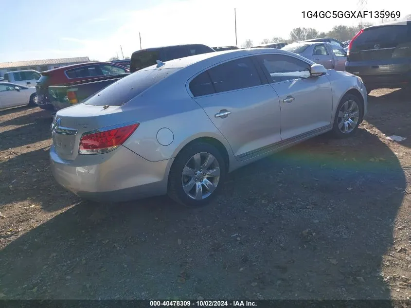 1G4GC5GGXAF135969 2010 Buick Lacrosse Cxl