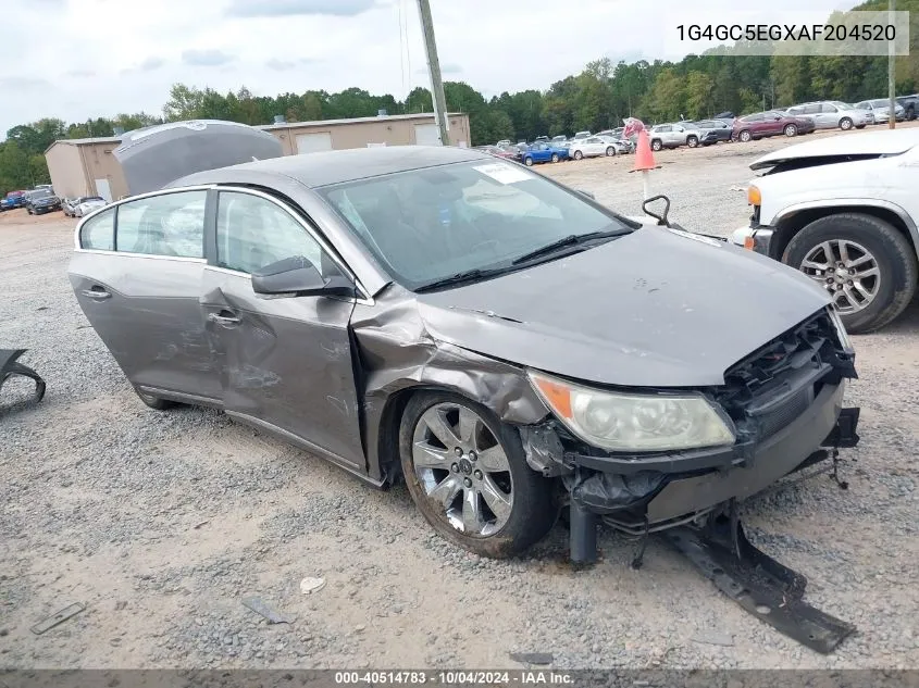 2010 Buick Lacrosse Cxl VIN: 1G4GC5EGXAF204520 Lot: 40514783