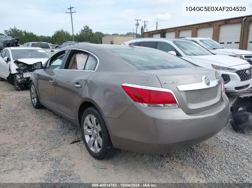 2010 Buick Lacrosse Cxl VIN: 1G4GC5EGXAF204520 Lot: 40514783