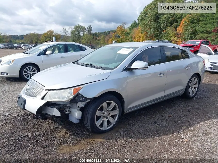 2010 Buick Lacrosse Cxl VIN: 1G4GC5EG7AF276226 Lot: 40603923