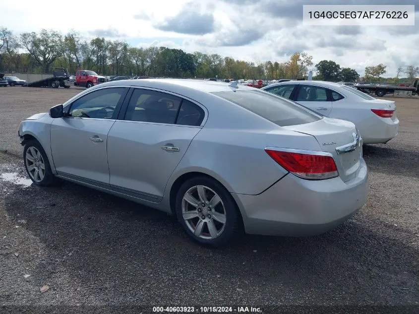 2010 Buick Lacrosse Cxl VIN: 1G4GC5EG7AF276226 Lot: 40603923