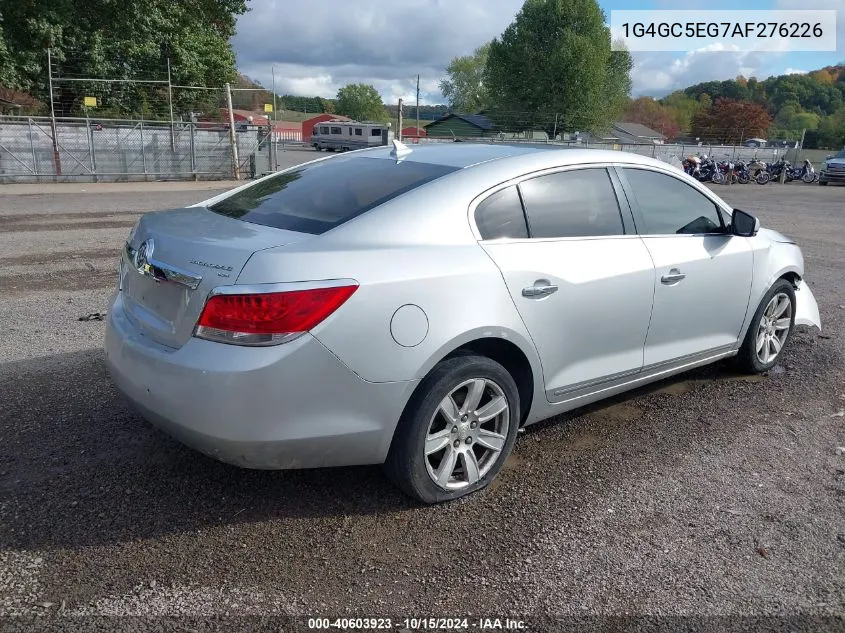 2010 Buick Lacrosse Cxl VIN: 1G4GC5EG7AF276226 Lot: 40603923