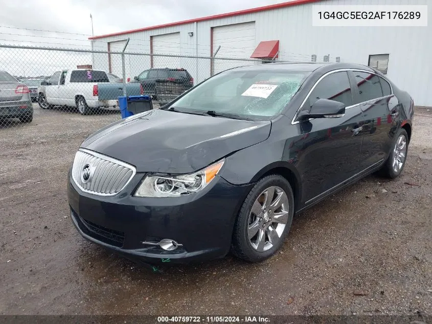 2010 Buick Lacrosse Cxl VIN: 1G4GC5EG2AF176289 Lot: 40759722