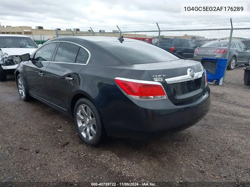 2010 Buick Lacrosse Cxl VIN: 1G4GC5EG2AF176289 Lot: 40759722