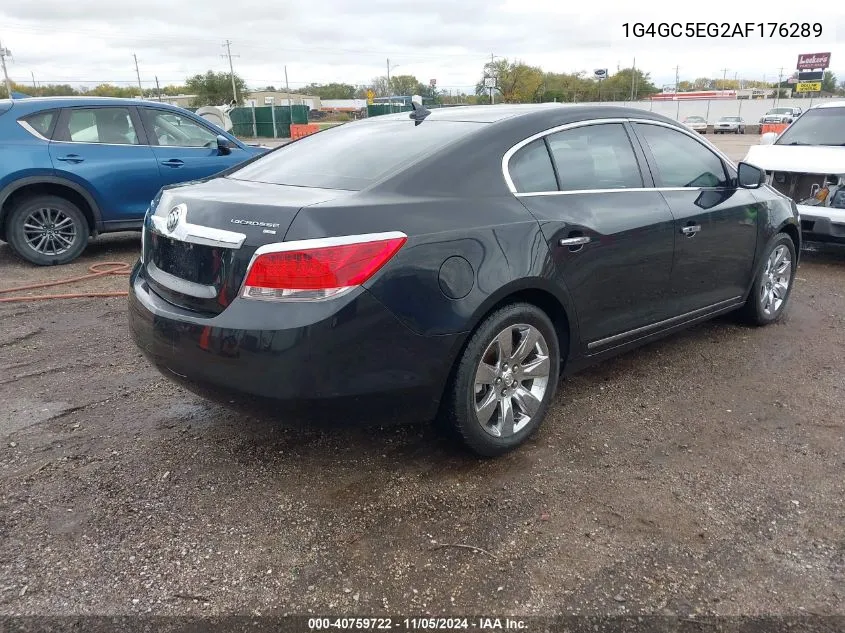 2010 Buick Lacrosse Cxl VIN: 1G4GC5EG2AF176289 Lot: 40759722