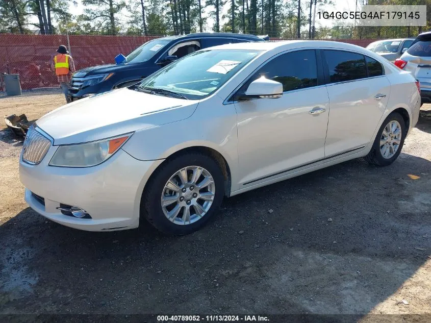 2010 Buick Lacrosse Cxl VIN: 1G4GC5EG4AF179145 Lot: 40789052