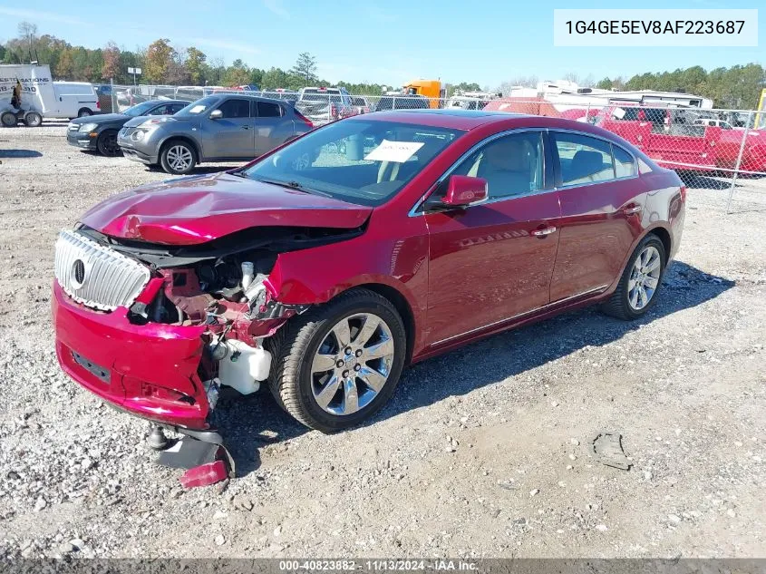 2010 Buick Lacrosse Cxs VIN: 1G4GE5EV8AF223687 Lot: 40823882