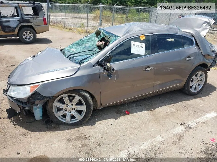 1G4GC5ED9BF325482 2011 Buick Lacrosse Cxl