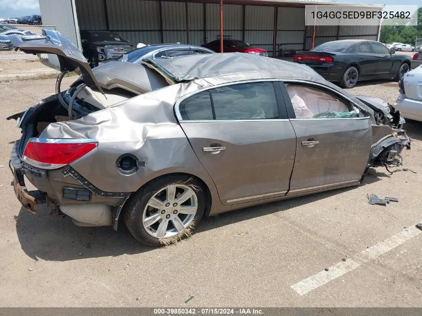 1G4GC5ED9BF325482 2011 Buick Lacrosse Cxl