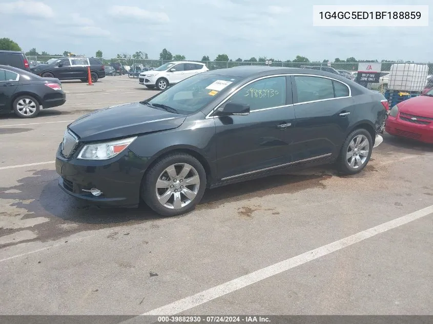 1G4GC5ED1BF188859 2011 Buick Lacrosse Cxl