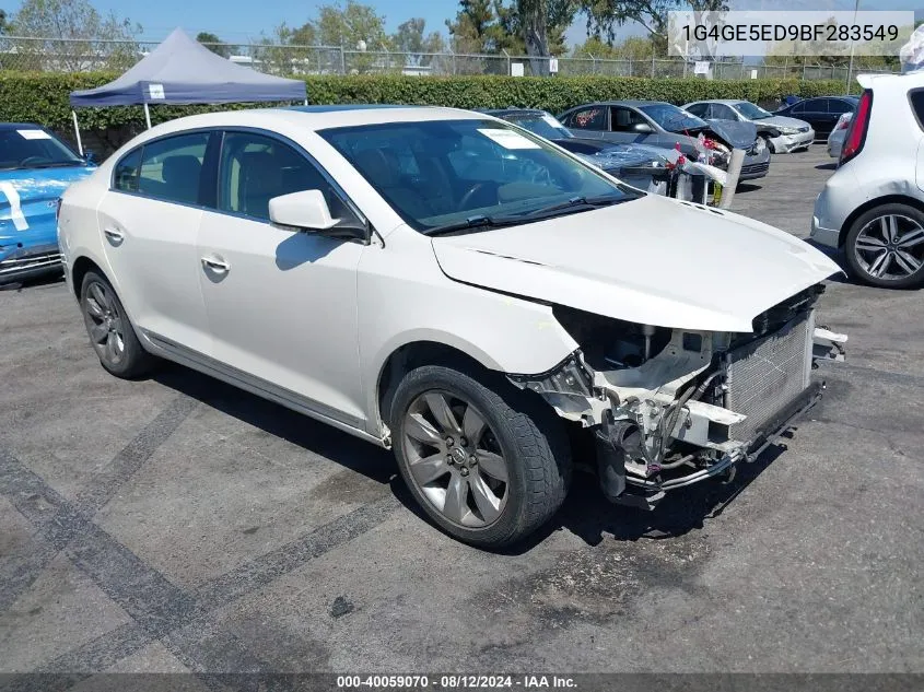 2011 Buick Lacrosse Cxs VIN: 1G4GE5ED9BF283549 Lot: 40059070