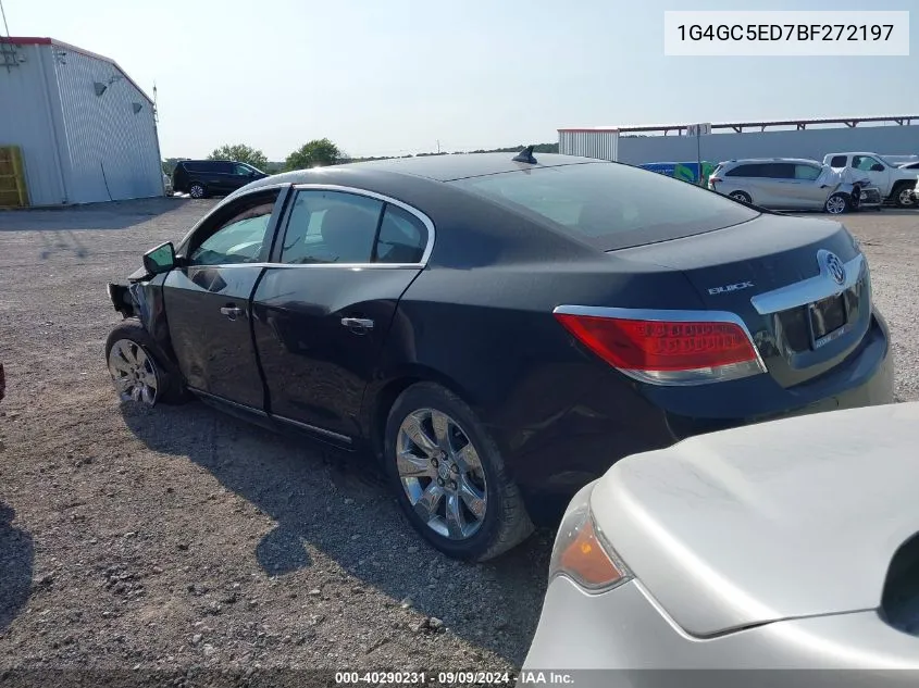 2011 Buick Lacrosse Cxl VIN: 1G4GC5ED7BF272197 Lot: 40290231