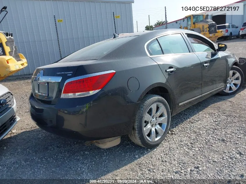 1G4GC5ED7BF272197 2011 Buick Lacrosse Cxl