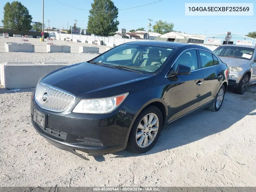 1G4GA5ECXBF252569 2011 Buick Lacrosse Cx