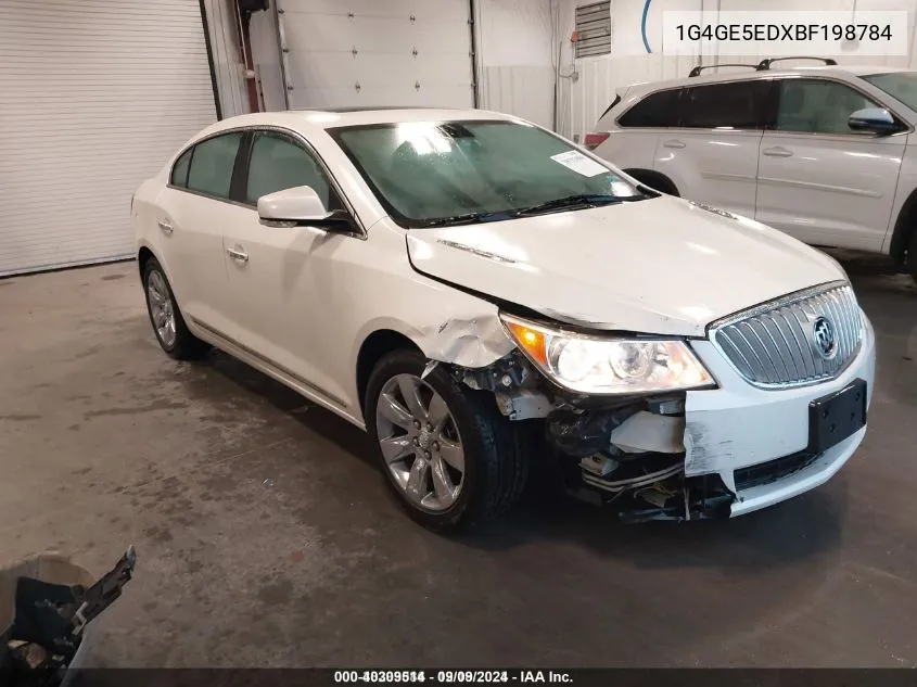 1G4GE5EDXBF198784 2011 Buick Lacrosse Cxs