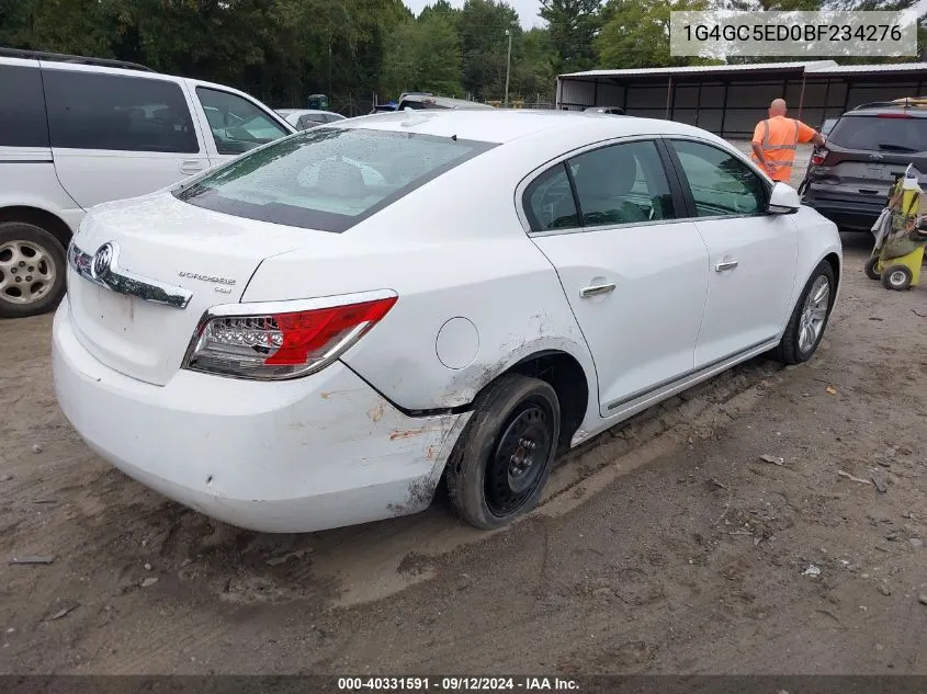 1G4GC5ED0BF234276 2011 Buick Lacrosse Cxl