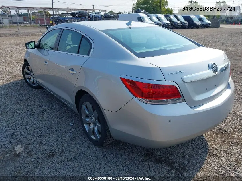 2011 Buick Lacrosse Cxl VIN: 1G4GC5ED8BF297724 Lot: 40336180