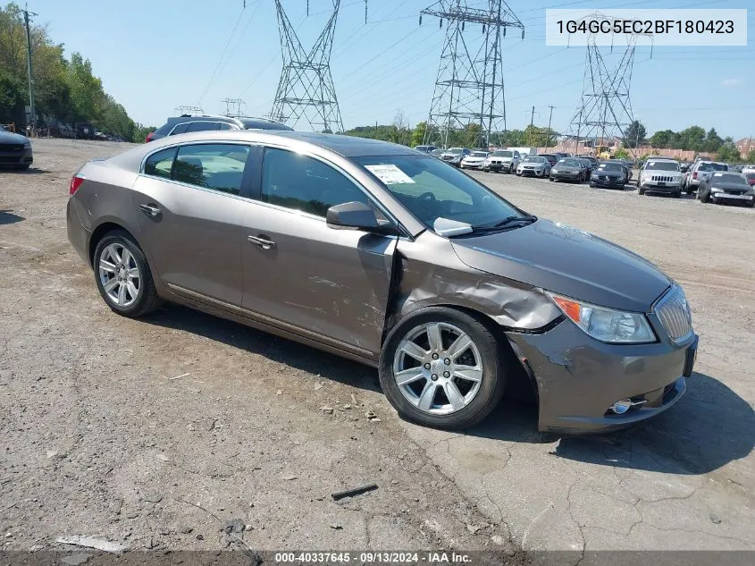 2011 Buick Lacrosse Cxl VIN: 1G4GC5EC2BF180423 Lot: 40337645