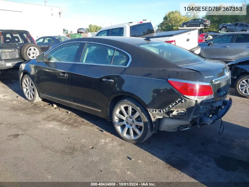 1G4GE5ED7BF367353 2011 Buick Lacrosse Cxs