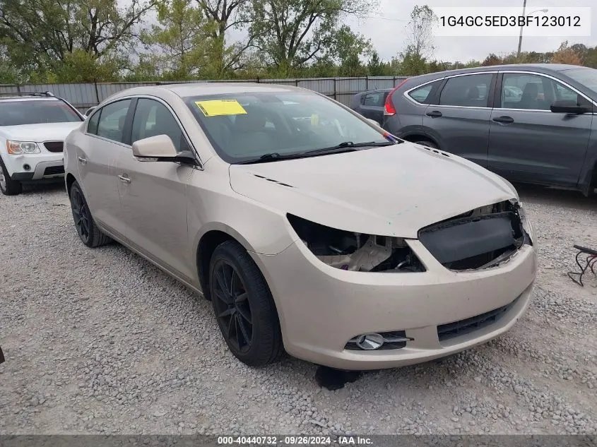 1G4GC5ED3BF123012 2011 Buick Lacrosse Cxl