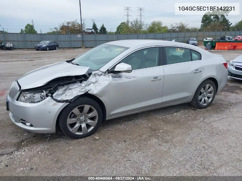 1G4GC5EC1BF142231 2011 Buick Lacrosse Cxl