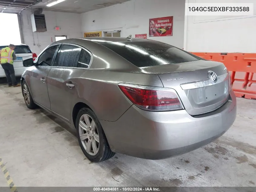 1G4GC5EDXBF333588 2011 Buick Lacrosse Cxl