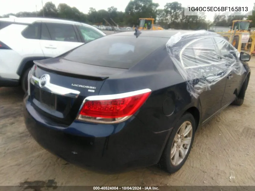 1G4GC5EC6BF165813 2011 Buick Lacrosse Cxl