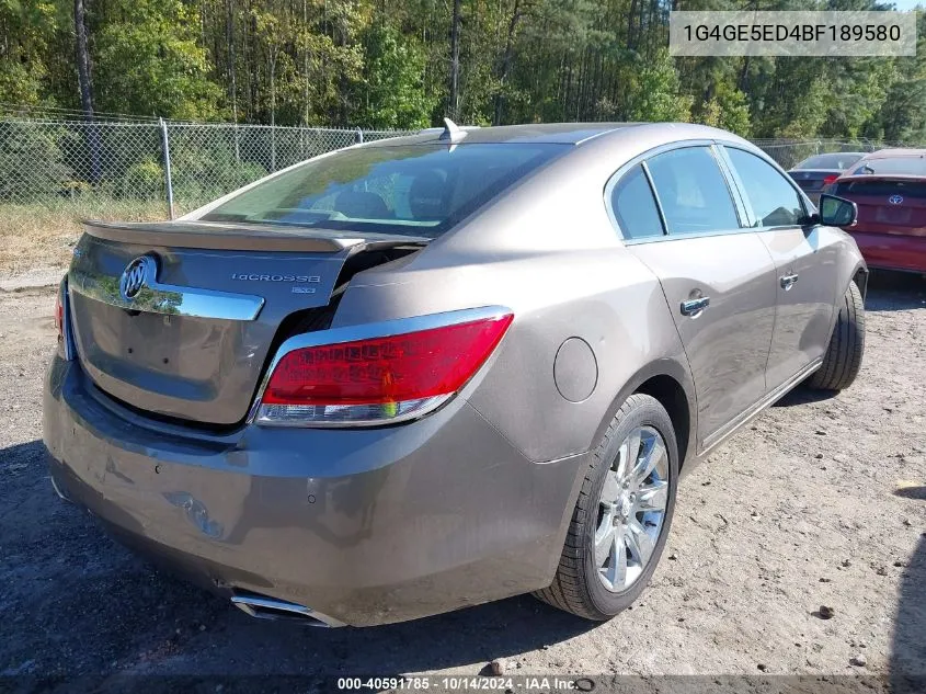 2011 Buick Lacrosse Cxs VIN: 1G4GE5ED4BF189580 Lot: 40591785