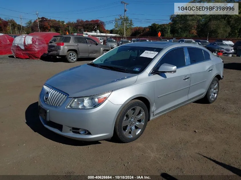 2011 Buick Lacrosse Cxl VIN: 1G4GC5ED9BF398996 Lot: 40626664