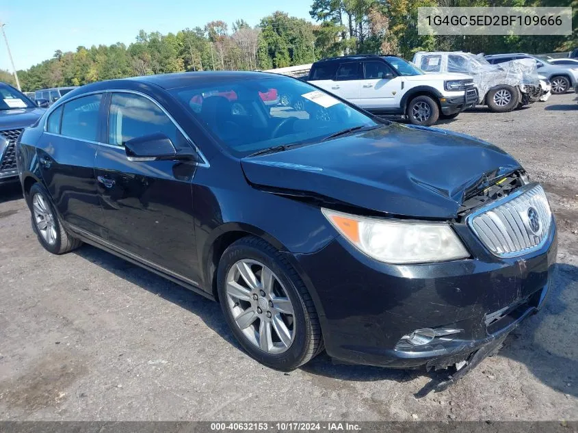 2011 Buick Lacrosse Cxl VIN: 1G4GC5ED2BF109666 Lot: 40632153