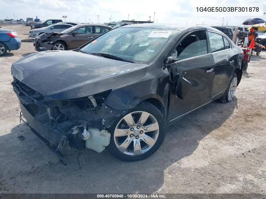 1G4GE5GD3BF301878 2011 Buick Lacrosse Cxs