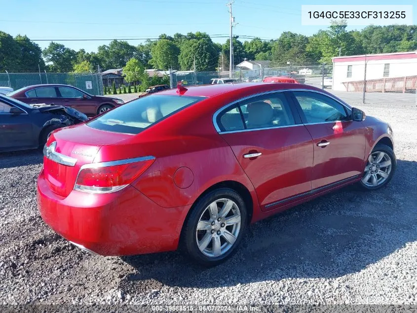 1G4GC5E33CF313255 2012 Buick Lacrosse Leather Group