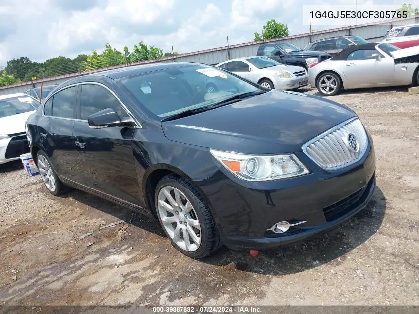 1G4GJ5E30CF305765 2012 Buick Lacrosse Touring Group