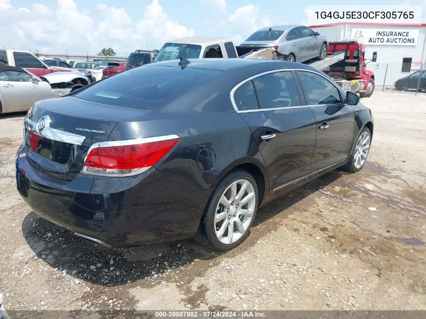 1G4GJ5E30CF305765 2012 Buick Lacrosse Touring Group